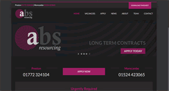 Desktop Screenshot of absresourcing.com